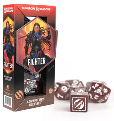 Dungeons & Dragons Adventure Dice - Fighter: Red | Sirius Dice